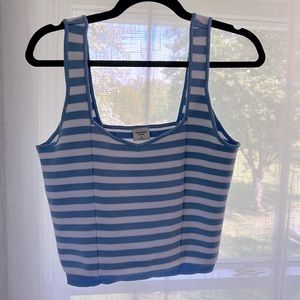 Abercrombie Stripe Heart-Neck Tank